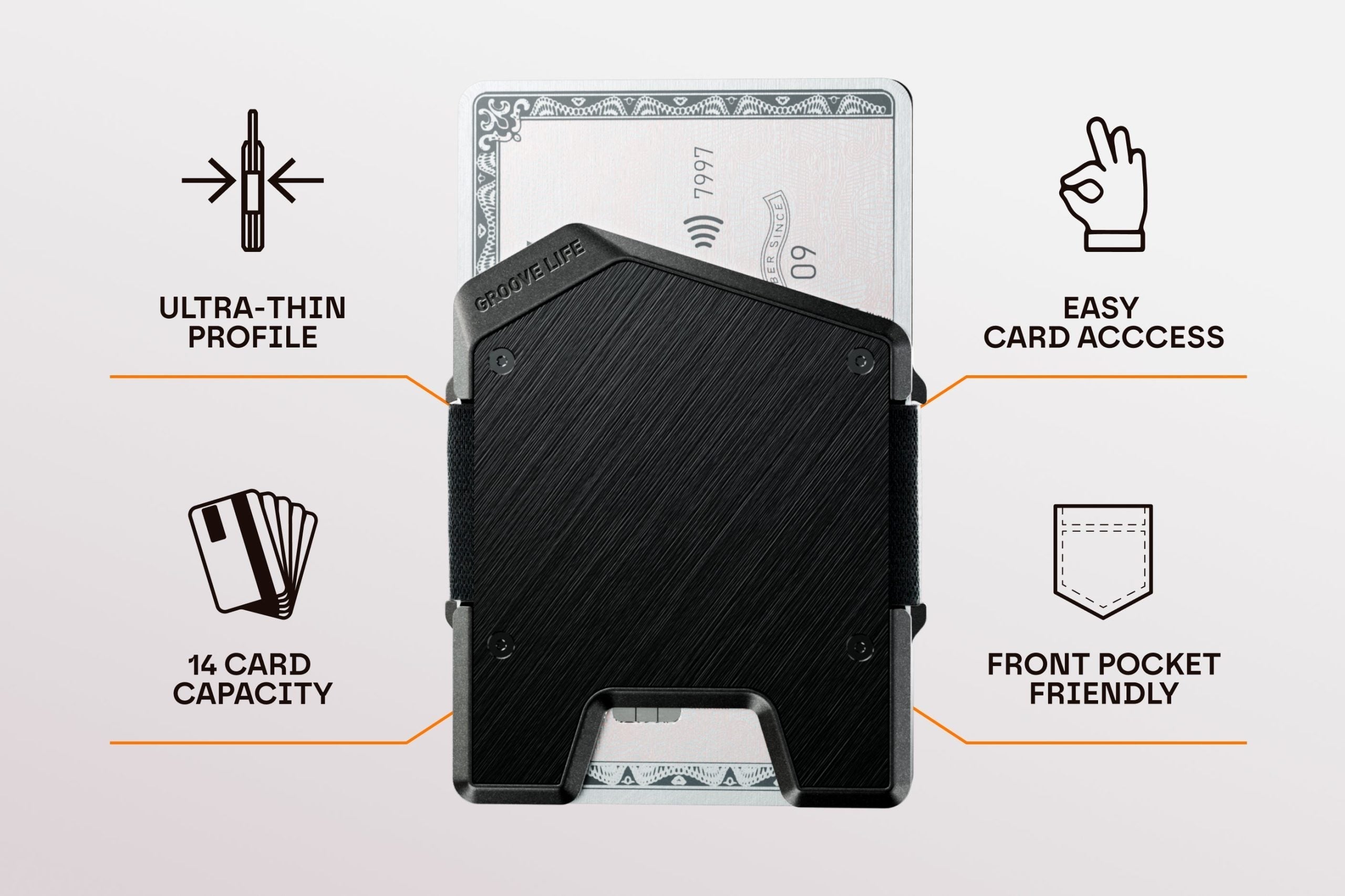 Groove Wallet® Stealth - Abyss Navy